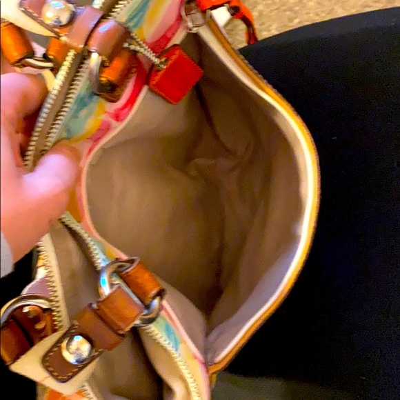 Coach Hampton Signature C Watercolor Scribble P - Picture 6 of 7